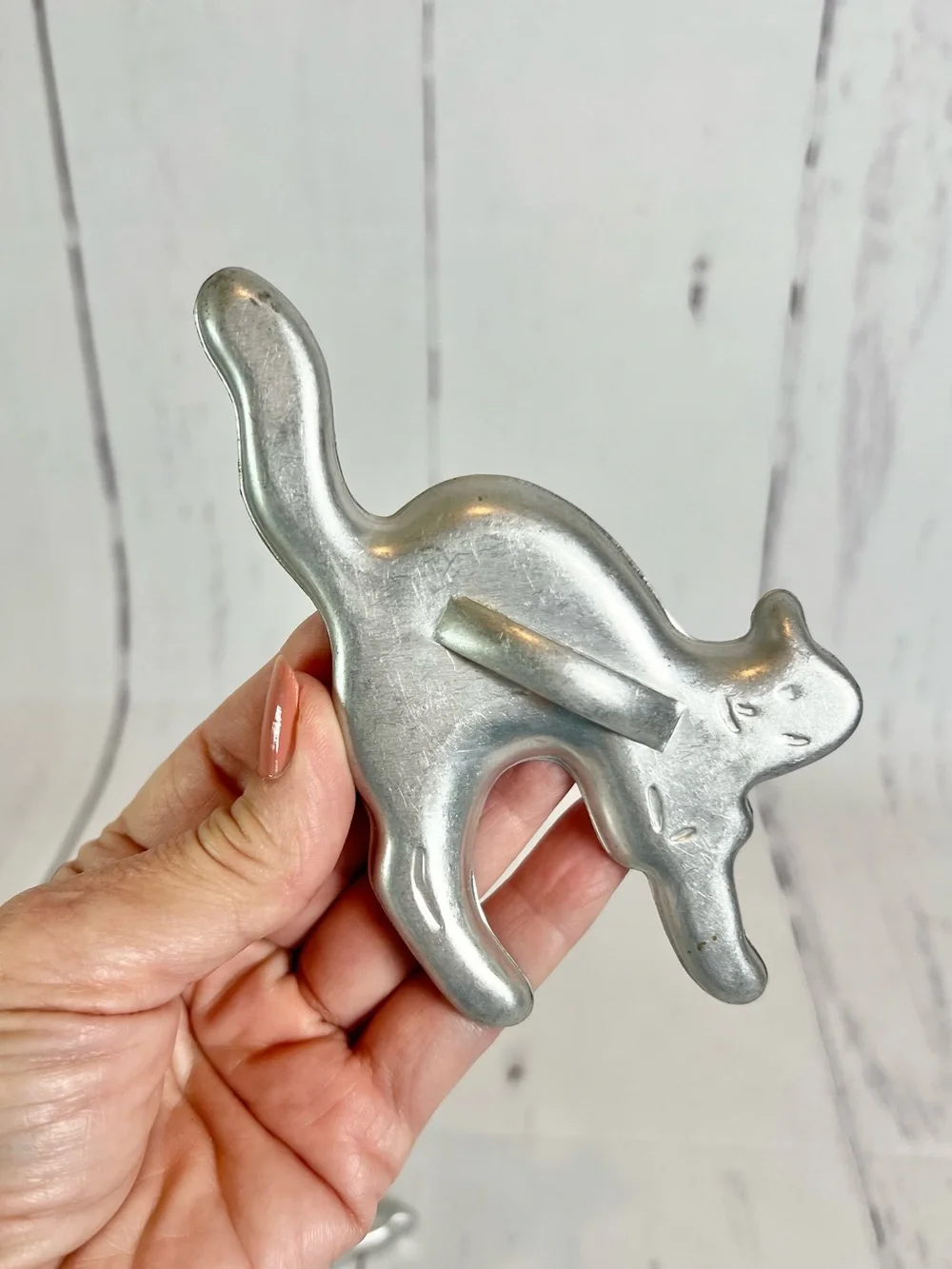 Vintage Mirro Aluminum Cookie Cutters Lot Mid Century Halloween Witch Cat Turkey